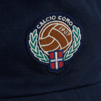 Tailored Linen Cap (Navy Blue)