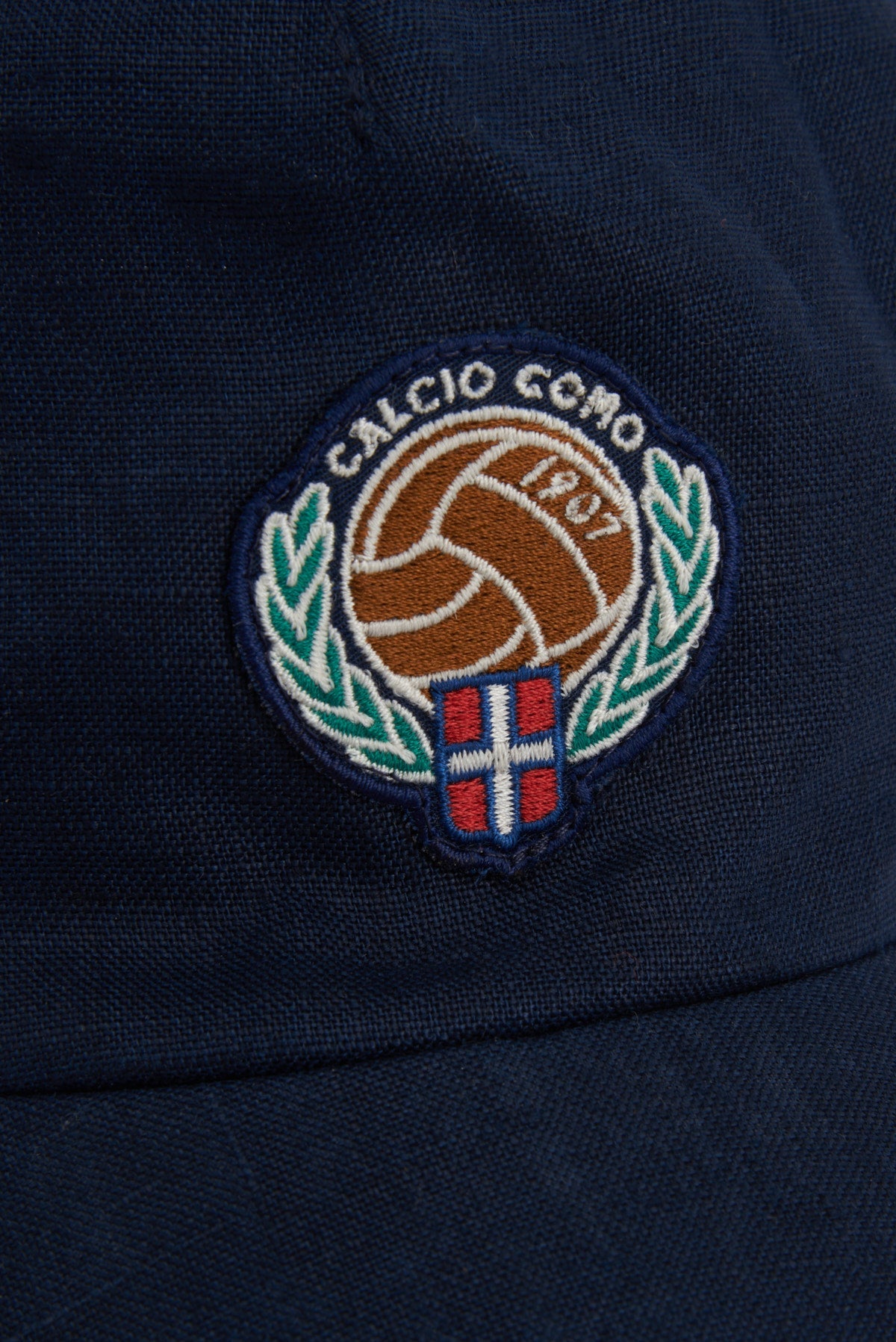 Tailored Linen Cap (Navy Blue)
