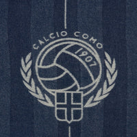 Coperta in Merino con Campo da Calcio Navy