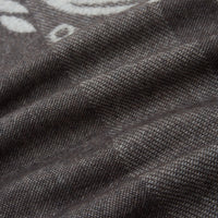 Coperta in Merino con Campo da Calcio Marrone
