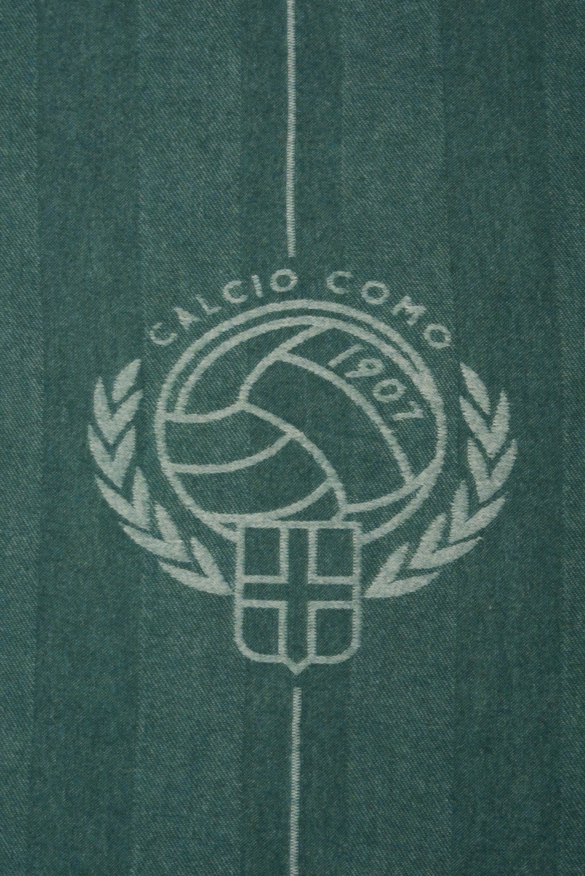 Coperta in Merino con Campo da Calcio Verde