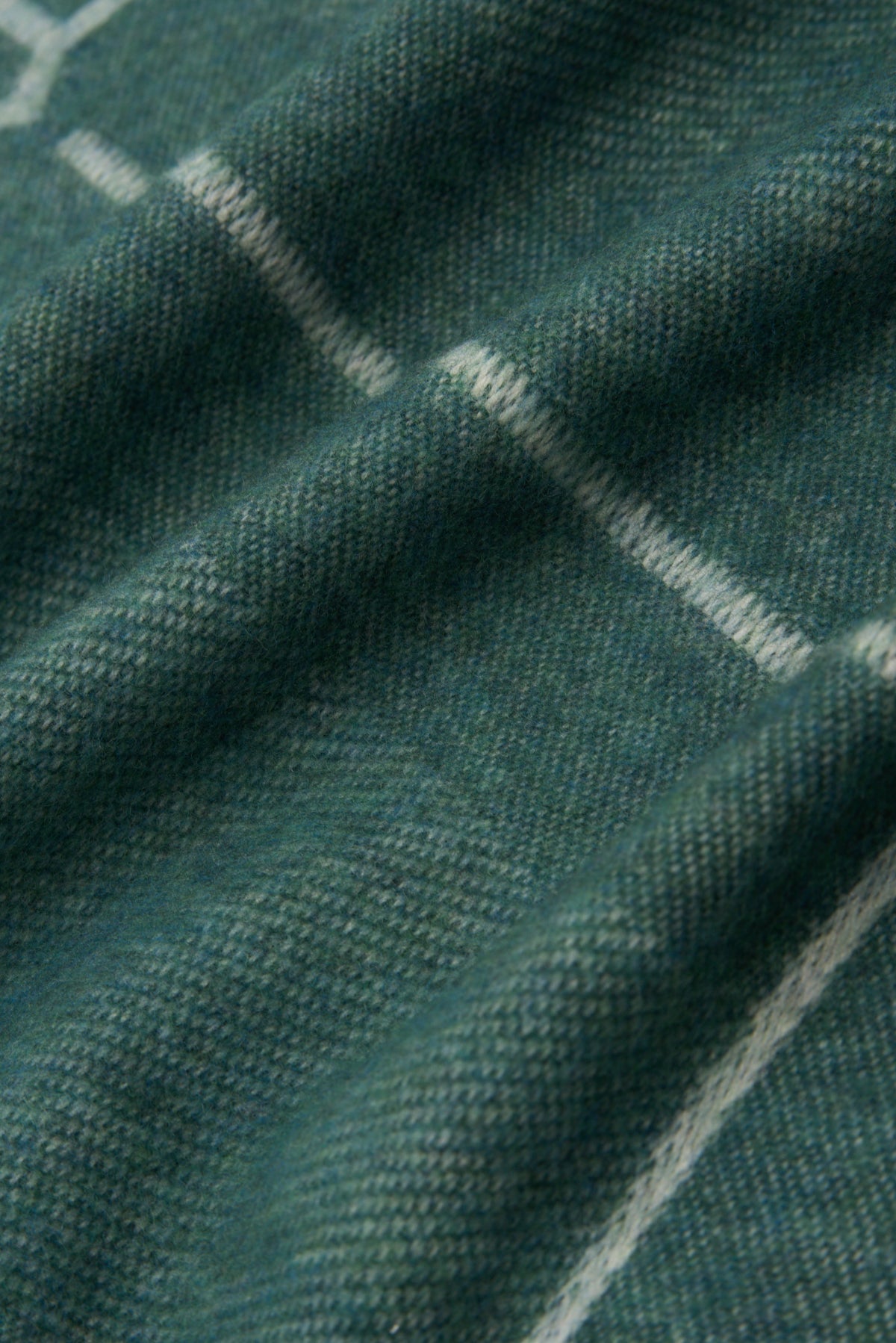 Coperta in Merino con Campo da Calcio Verde