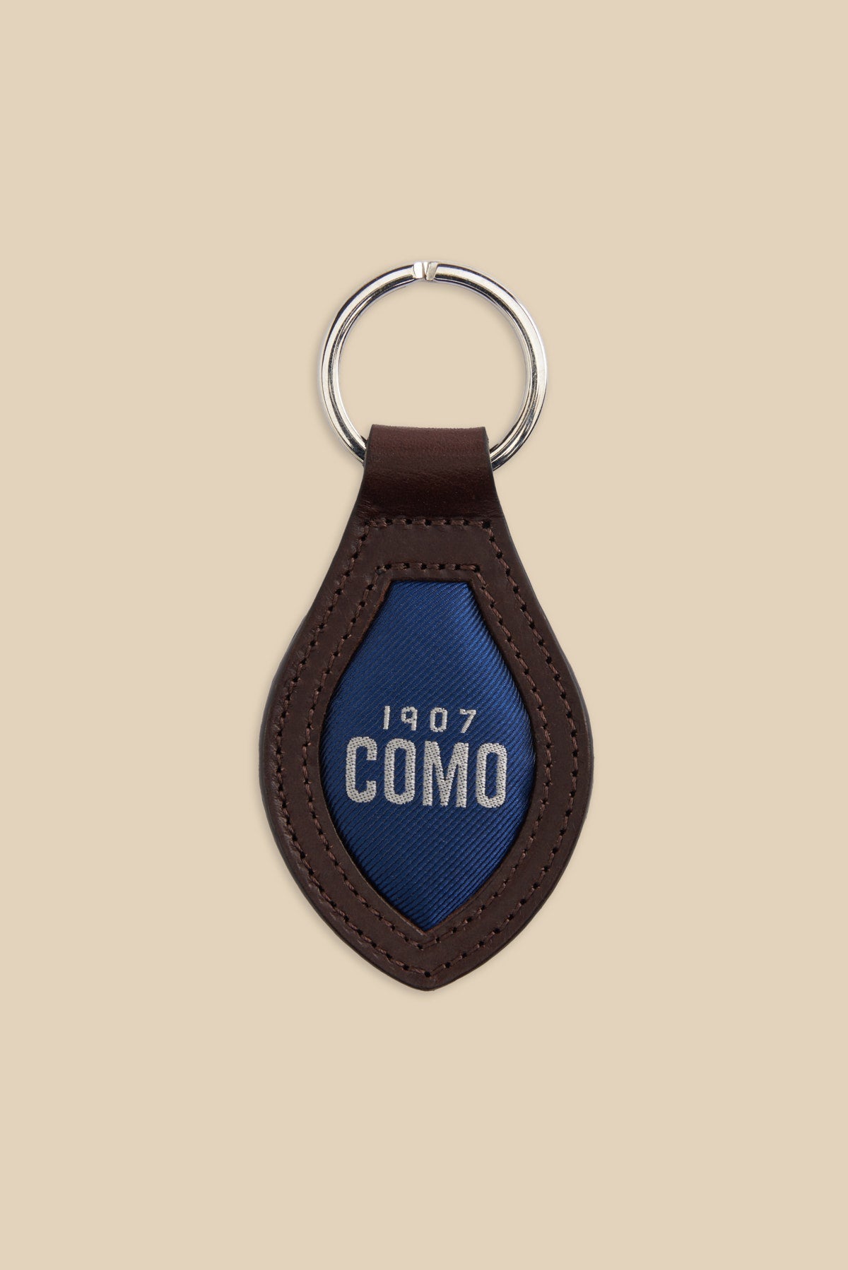 Keychain Leather and Silk of Tie