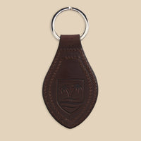 Keychain Leather and Silk of Tie