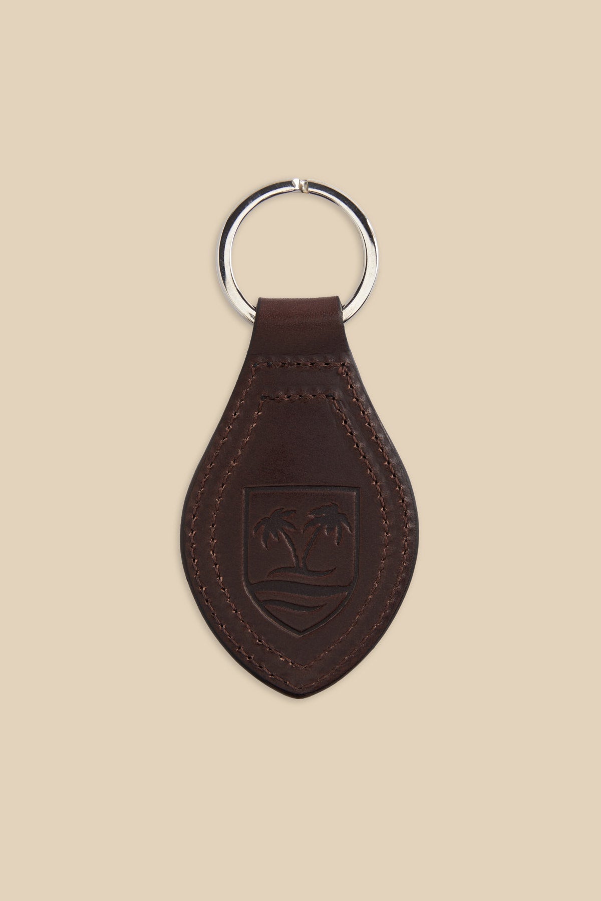 Keychain Leather and Silk of Tie
