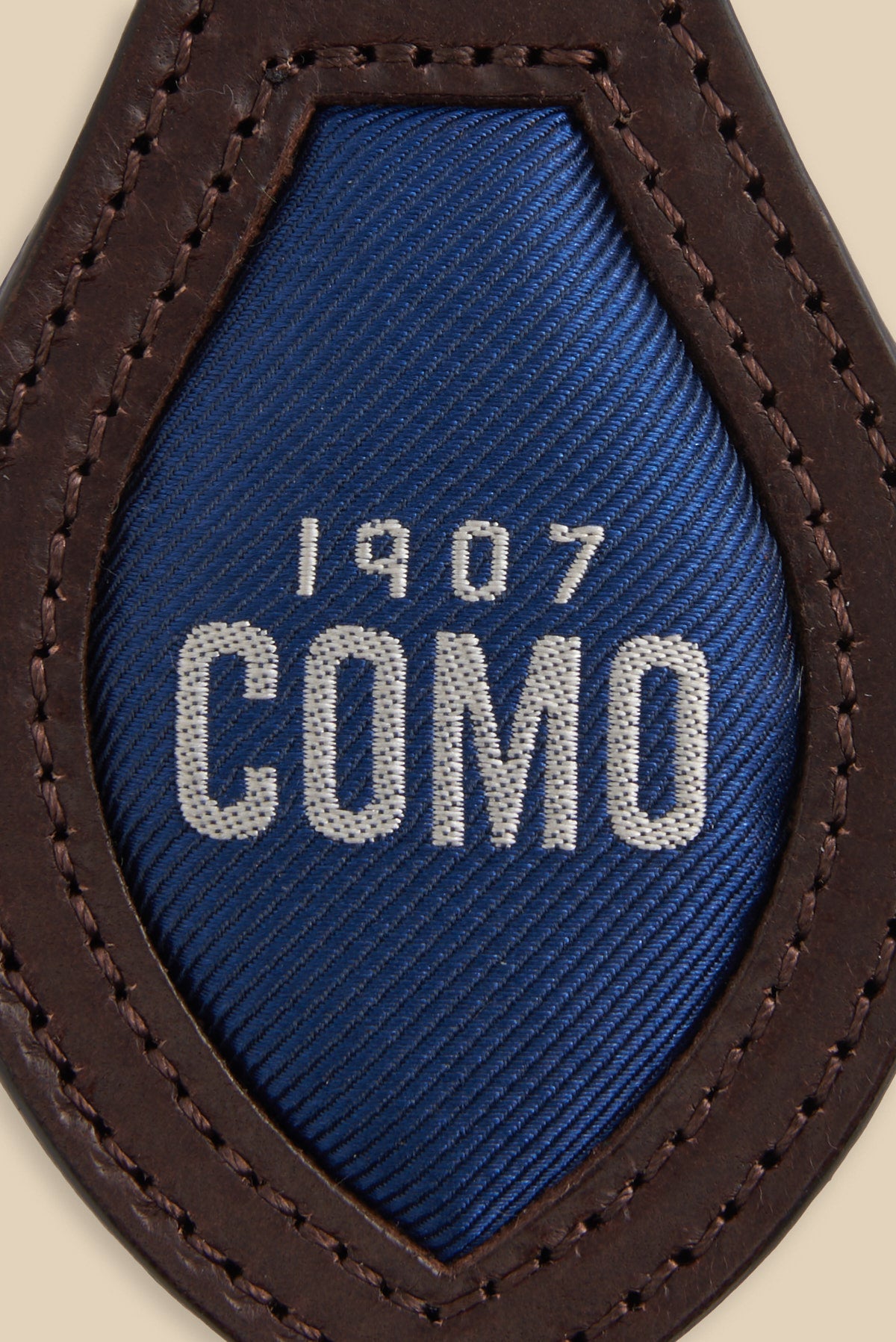 Keychain Leather and Silk of Tie