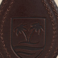 Keychain Leather and Silk of Tie