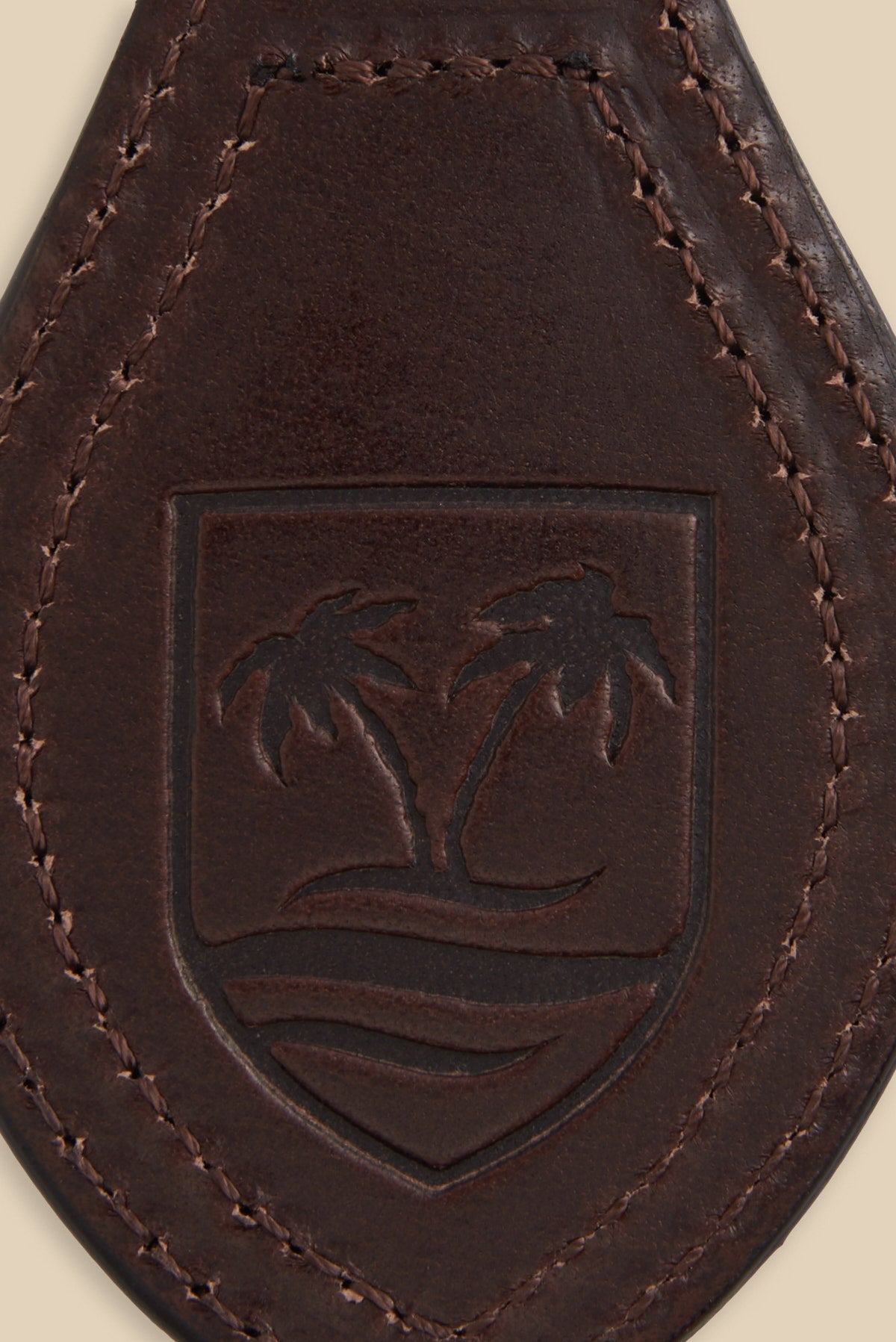 Keychain Leather and Silk of Tie