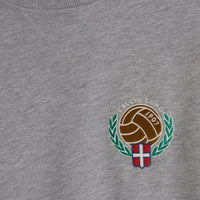 Grey Cotton Training Crew Neck Sweatshirt