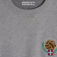 Grey Cotton Training Crew Neck Sweatshirt