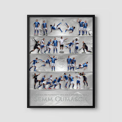 Como 1907 Poster Men's First Team 25/26 Poster 50x70