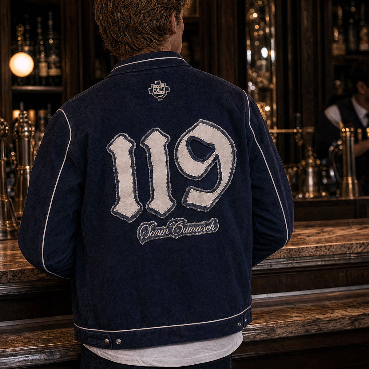 Como 1907 119th Anniversary Jacket Navy