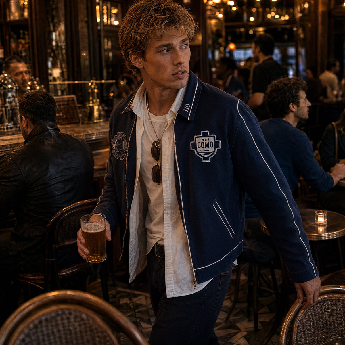 Como 1907 119th Anniversary Jacket Navy