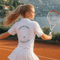 Adidas Como Tennis Polo White Woman