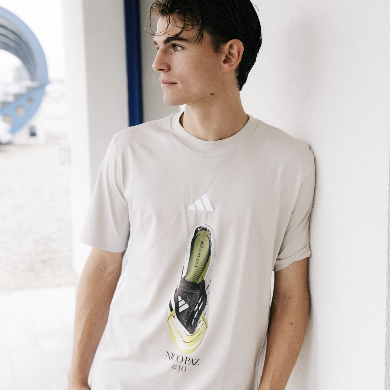 Nico Paz Player Shoes Edition Adidas T-shirt