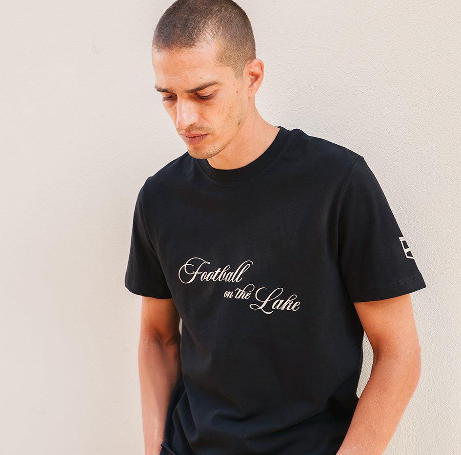 Football on the Lake T-shirt Black 