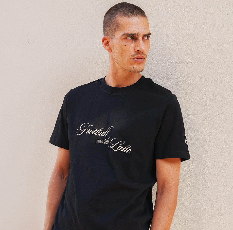 Football on the Lake T-shirt Black 