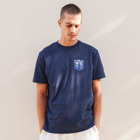 Como Cup T-shirt Navy Blue