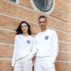 Como Cup Crewneck Beige