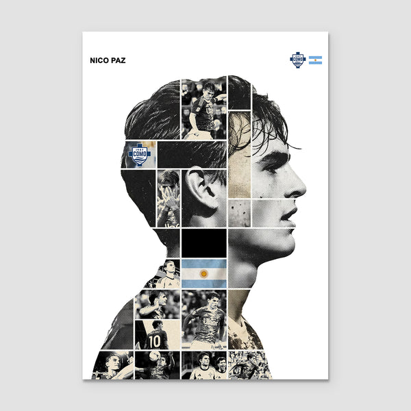Nico Paz Poster A2