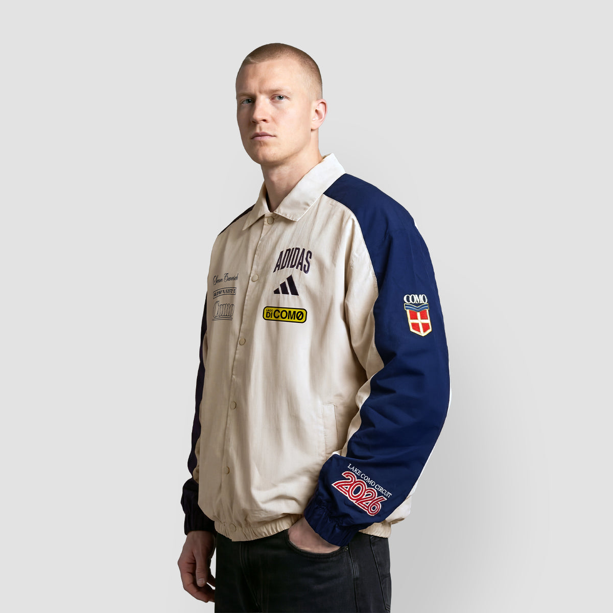 Adidas Como Racing Jacket Beige