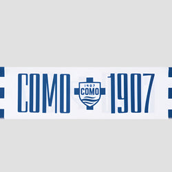 Shield Blue Square Scarf Como 1907