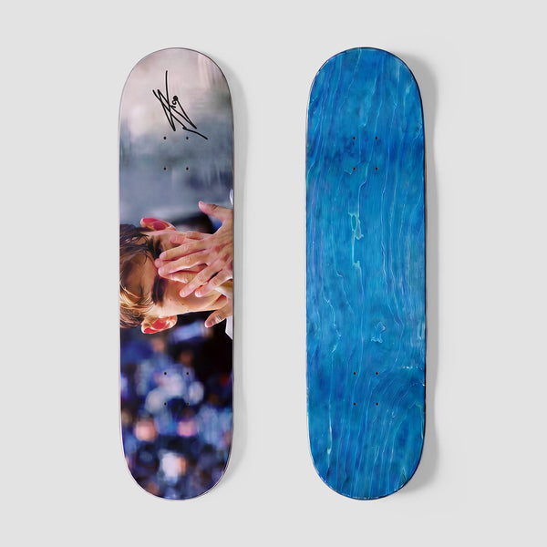 Como 1907 Nico Paz Skate Deck con Firma Stampata