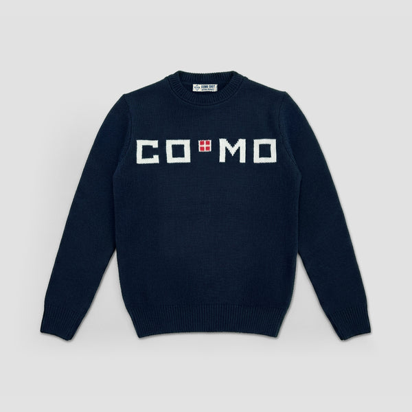 Como 1907 Distinti Jumper Navy Blue