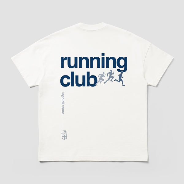 Adidas Como Running Club T-Shirt White 
