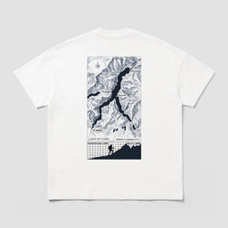 Adidas Como Hiking Club Mountain T-shirt Blu