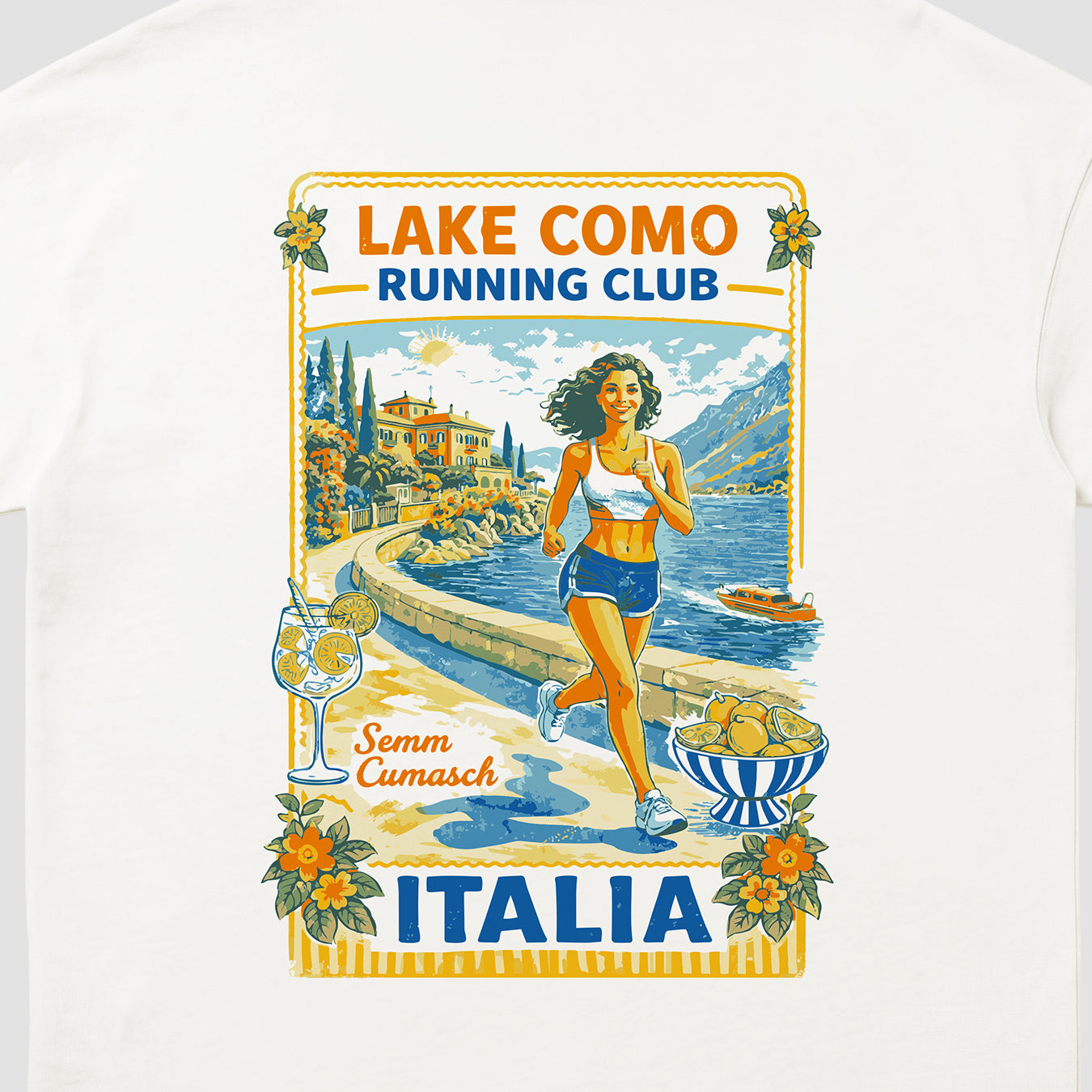 Adidas Como Running Club Landscape T-shirt