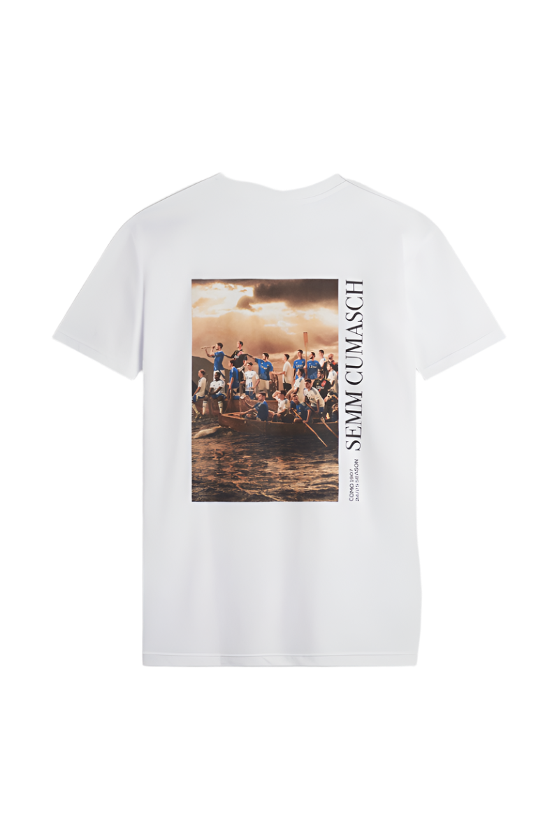 "WE ARE WARRIORS" WHITE T-SHIRT FOR CHILDREN COMO 1907