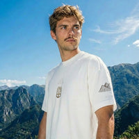 Adidas Como Hiking Club Mountain T-shirt Beige