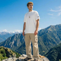 Adidas Como Hiking Club Mountain T-shirt Beige