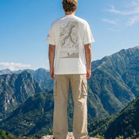 Adidas Como Hiking Club Mountain T-shirt Beige