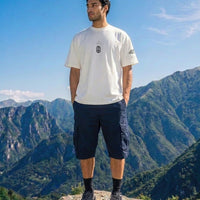 Adidas Como Hiking Club Mountain T-shirt Blu