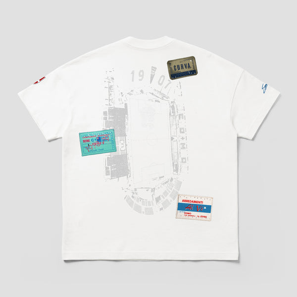 Adidas Como Sticker T-shirt Blue 