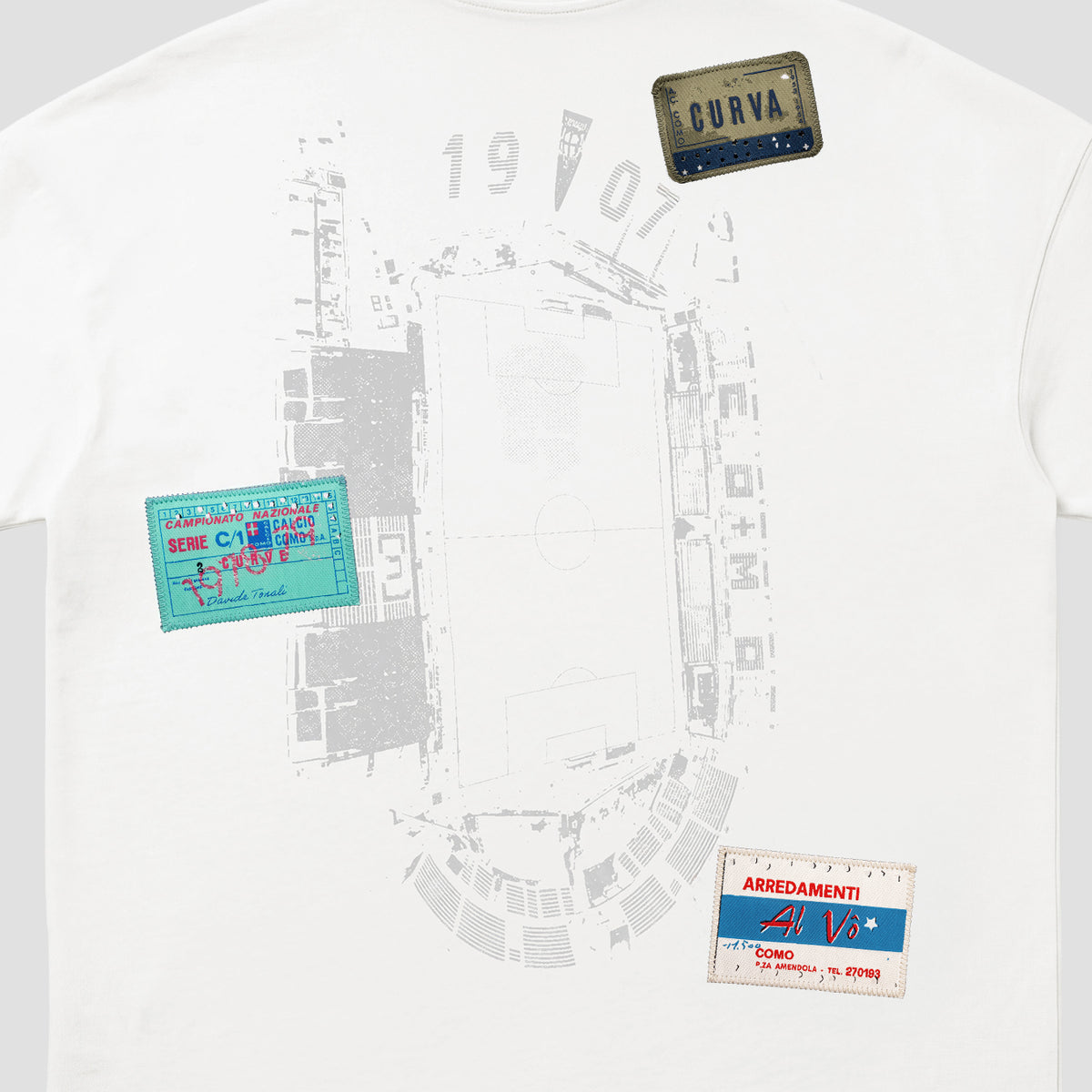 Adidas Como Sticker T-shirt Blue 