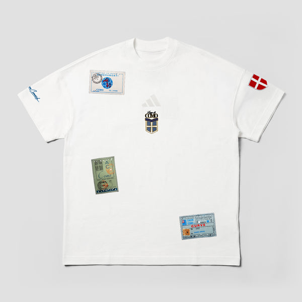 Adidas Como Sticker T-shirt Blue 