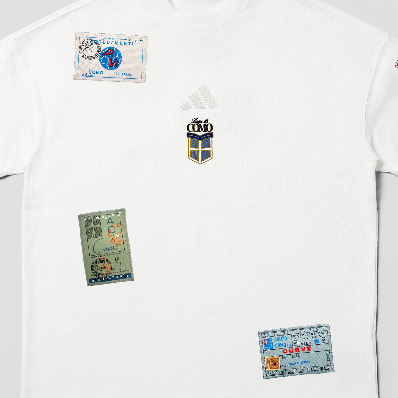 Adidas Como Sticker T-shirt Blue 