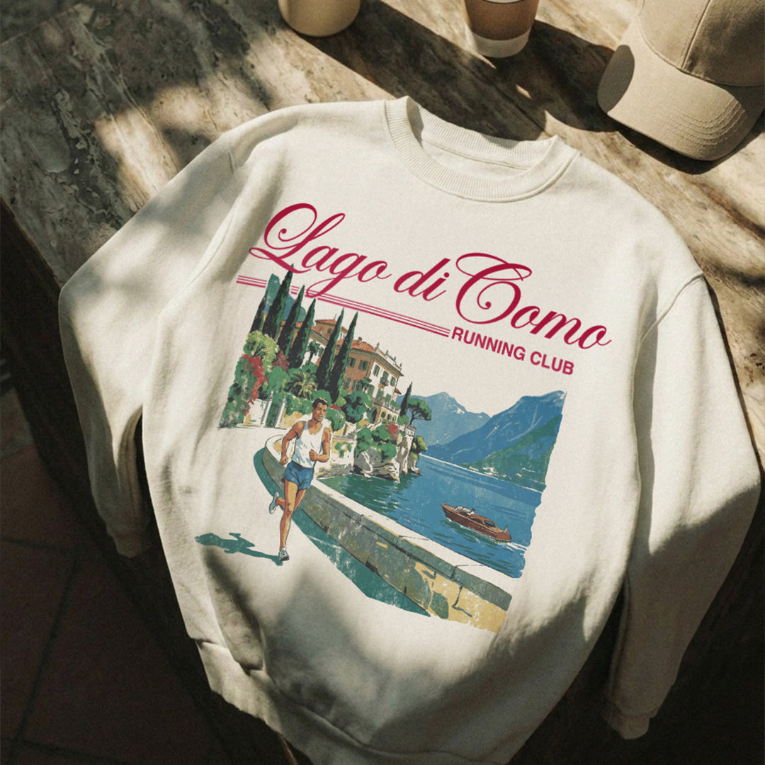 Adidas Como Running Club Landscape Sweatshirt