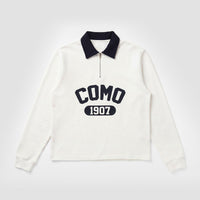 Como 1907 Quarter Zip Off White