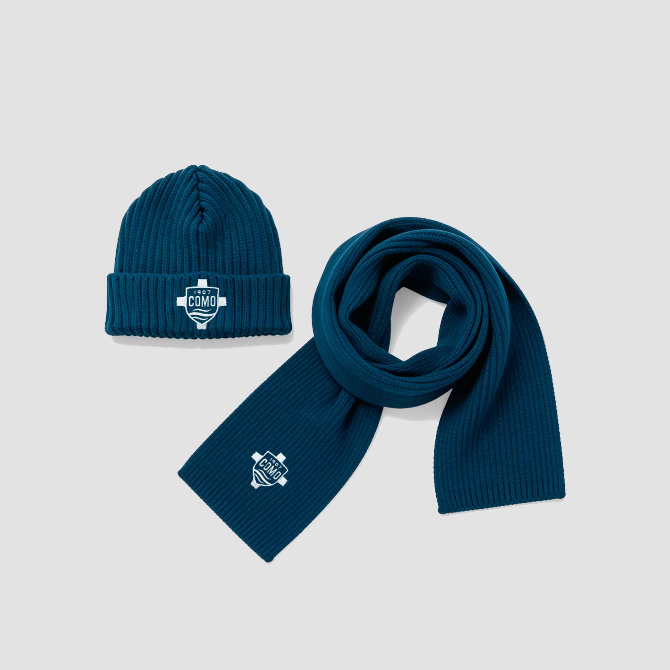 Como 1907 Set Sciarpa Cappello Bambino