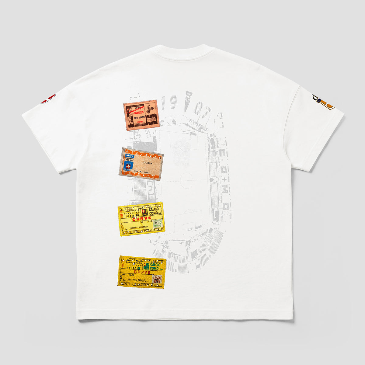 Adidas Como Sticker T-shirt Orange 