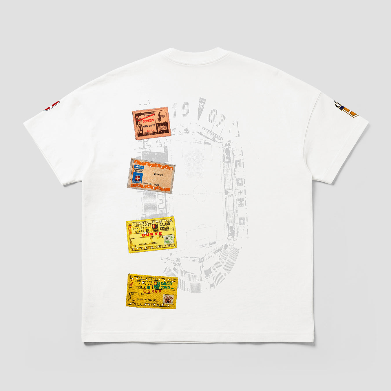 Adidas Como Sticker T-shirt Orange 
