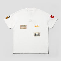 Adidas Como Sticker T-shirt Orange 