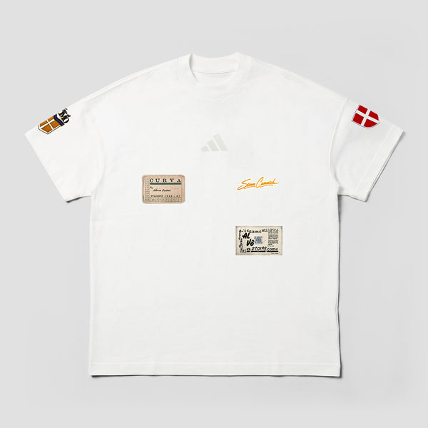 Adidas Como Sticker T-shirt Orange 