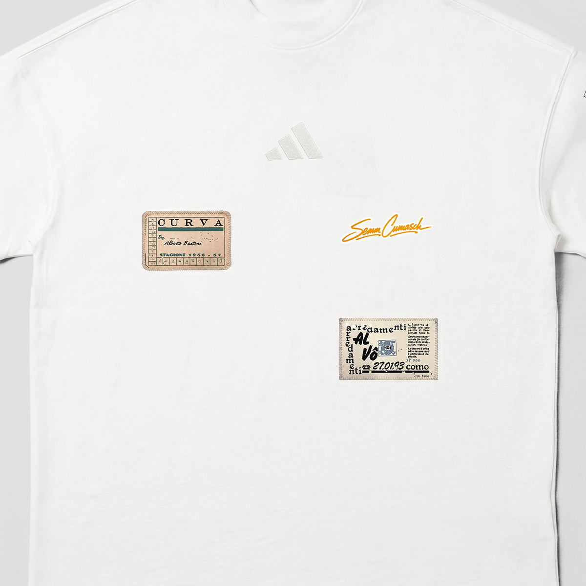 Adidas Como Sticker T-shirt Orange 
