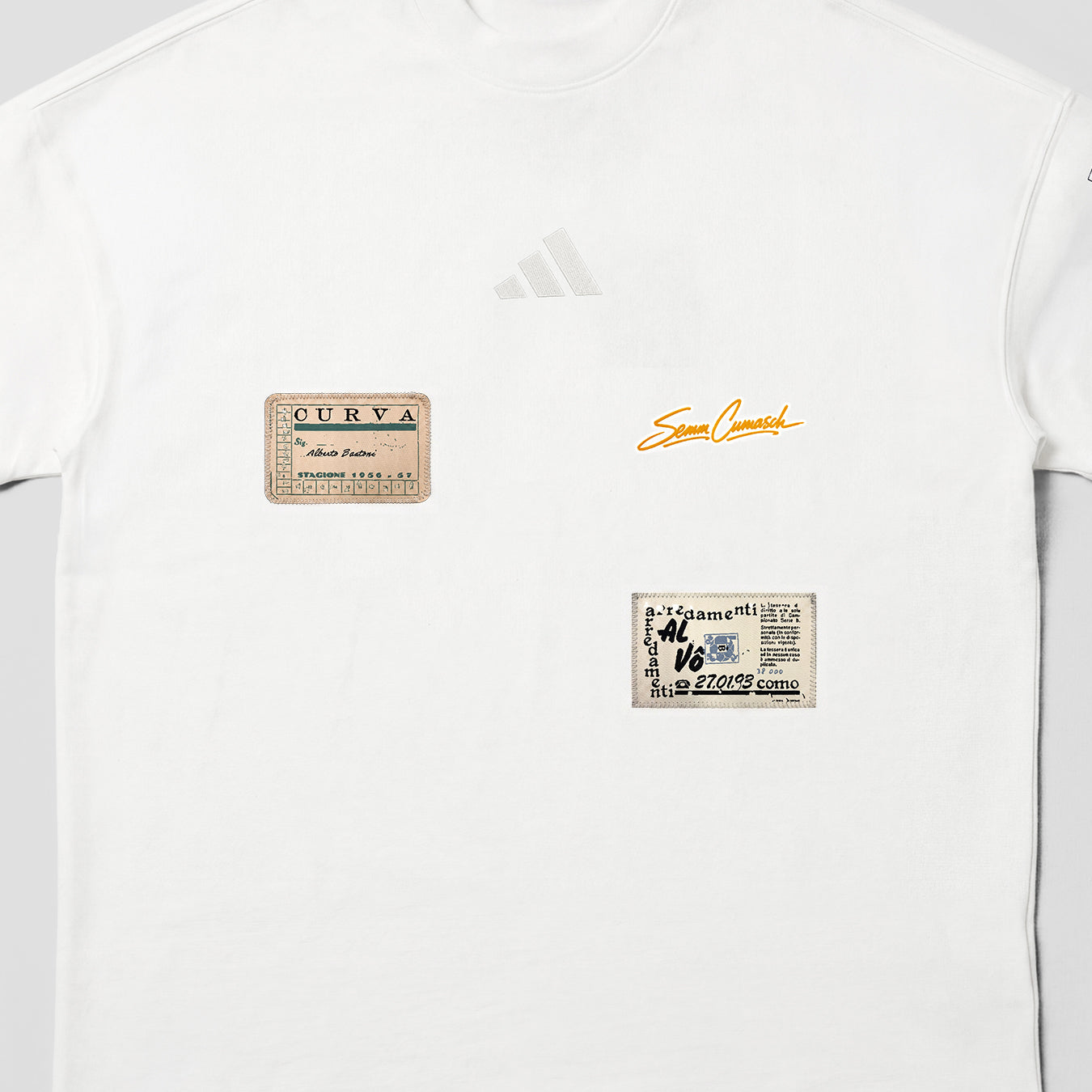 Adidas Como Sticker T-shirt Orange 