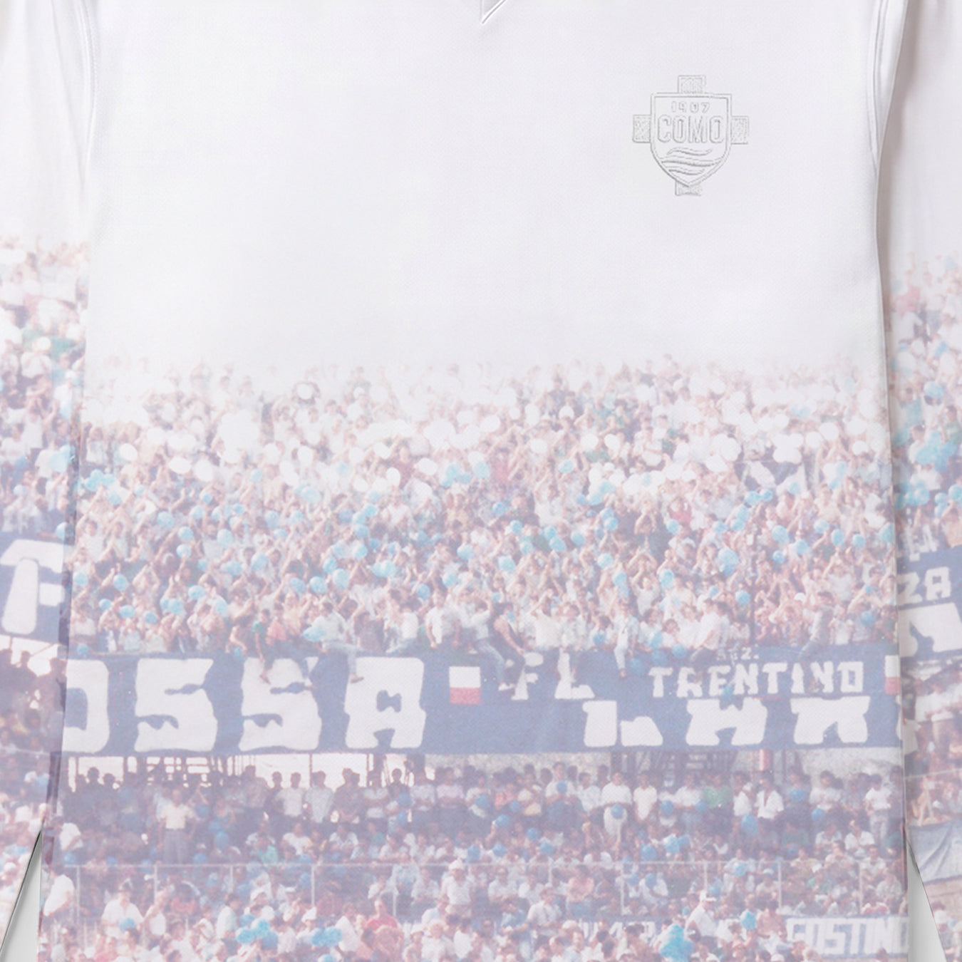 Como 1907 Heritage Polo a maniche lunghe Bianco